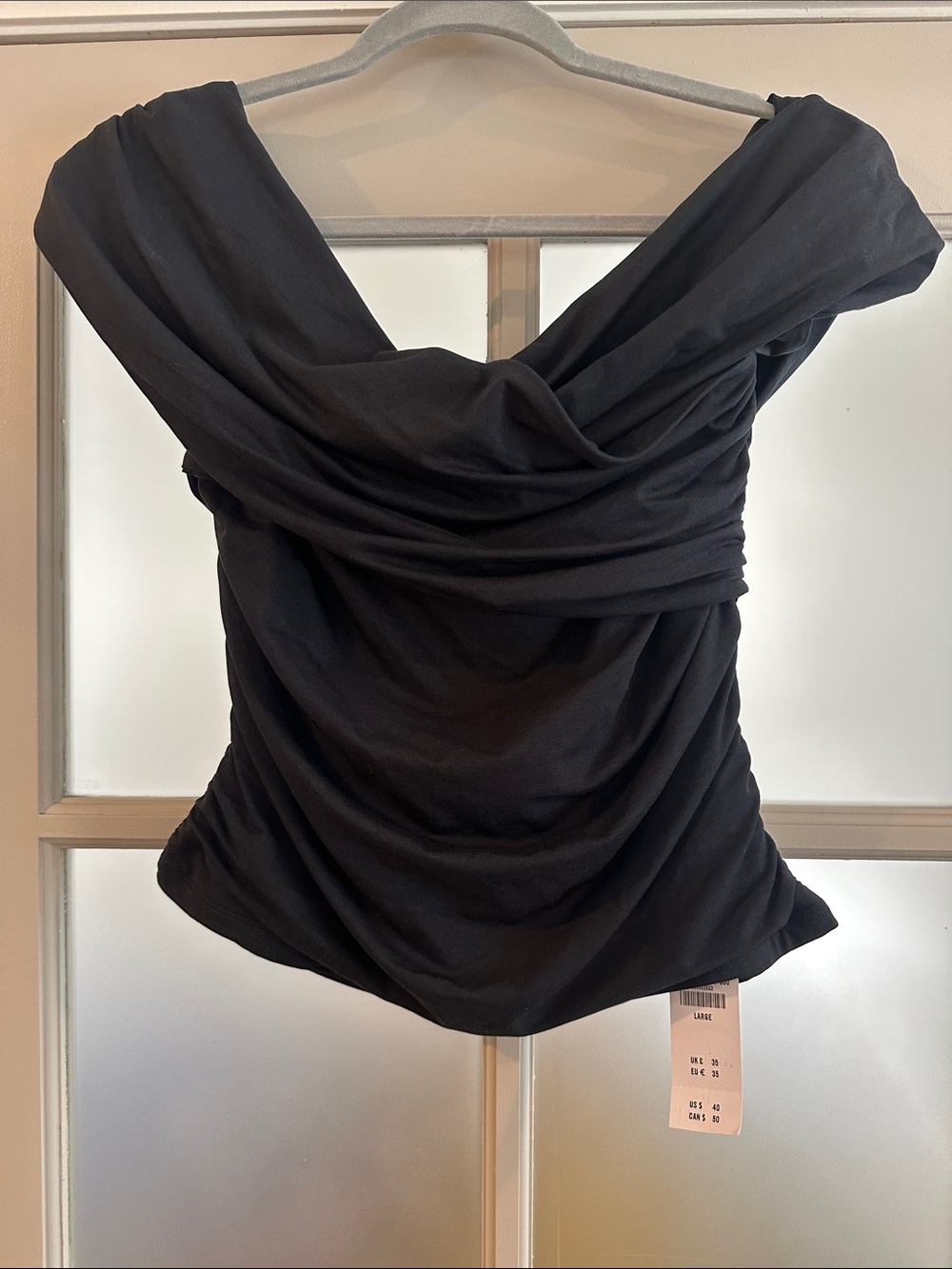 Abercrombie off the shoulder shirt